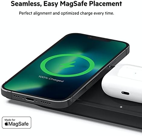 Belkin MagSafe 3-in-1 a Gyors Vezeték nélküli Töltő, Mpi Hitelesített Gyors Töltés Utazási Pad & MagSafe 3-in-1 a Gyors Vezeték
