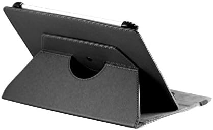 Navitech Fekete Műbőr Kemény tok Fedelét, 360 Forgási Állni Kompatibilis A Sony Xperia Z3 8 hüvelykes Tablet Kompakt