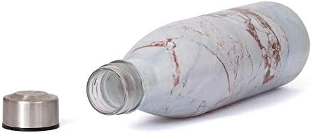 Femora Üveg Gleccser Fehér Hűtő Víz Üveg Acél Cap - 1 Liter, 2