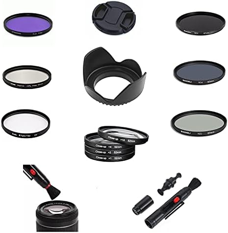 SF8 58mm Kamera Lencse, Tartozékok Teljes Csomag Szett UV CPL FLD ND Közelről Szűrő, napellenző a Panasonic Objektív (Panasonic