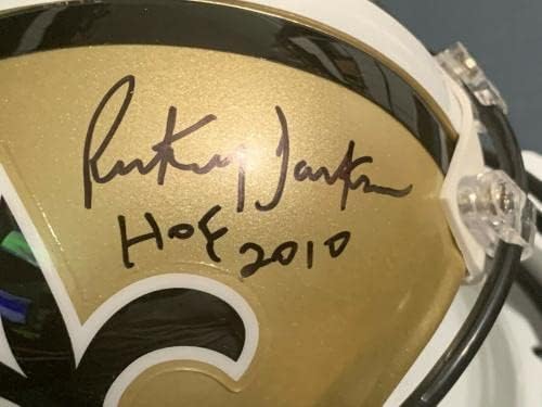 Rickey Jackson New Orleans Saints Aláírt Riddell Mini Sisak - Dedikált NFL Mini Sisak
