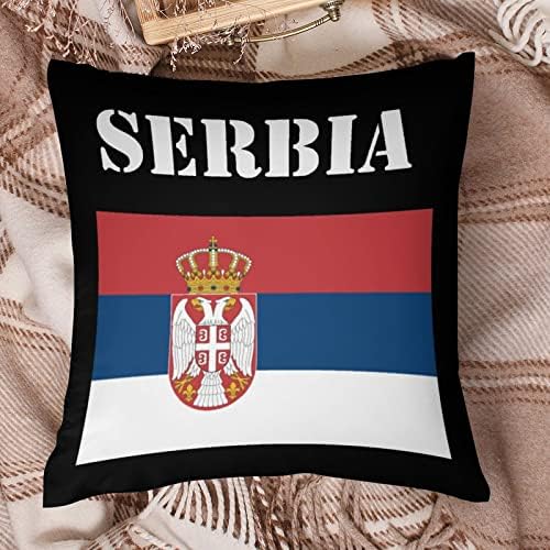 Szerb Zászló Párnát Kiterjed a Zip-Tér Párnahuzat Párna Védő Ágy Kanapé a nappaliban