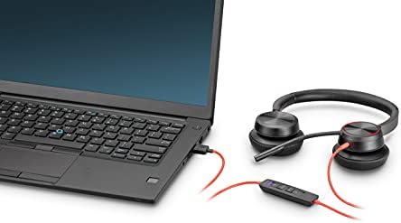Poli - Blackwire 8225 Vezetékes Headsetet Gémes Mikrofon (Külső) - Dual-Ear (Sztereó) Számítógép, Fülhallgató - USB-A csatlakozik