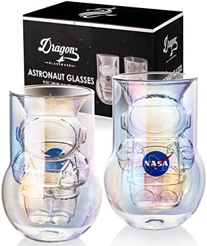 A NASA Űrhajós Szemüveg, Dupla Fal Színjátszó Drinkware a NASA-szimbólum Artemis javítás, Egyedi, Vicces Ajándék Tér Szerelmeseinek,