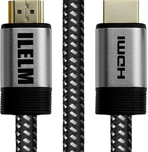 SecurOMax HDMI-Kábel (4K 60Hz, 18Gbps) a Fonott Zsinór, 1.5 Méter 2 Pack