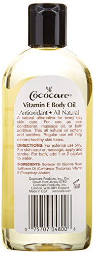 Cococare Természetes E-Vitamin Antioxidáns Test Olaj - Vitamin-Kezelés Minden bőrtípusra