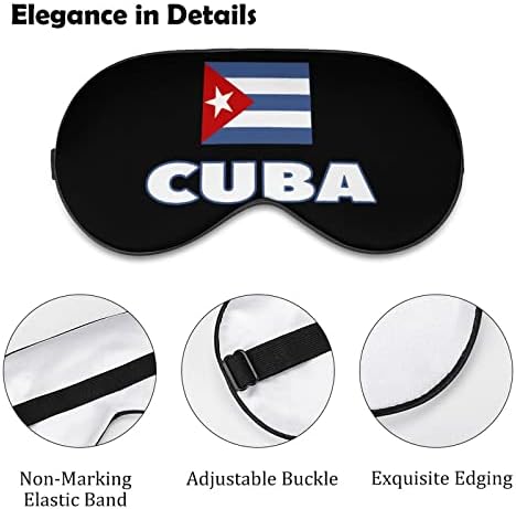Kubai Zászló Aludni Szem Maszk Aranyos Kendőt Szem Kiterjed Eyeshade a Nők a Férfiak Ajándékok