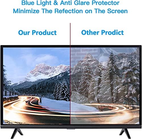 ANSNAL 32-75 cm-es TV, Képernyő Védő PET Matt Tükröződésmentes Anti Kék Fény Képernyő Film Szűrő Védi A szemet a Sharp, Sony,