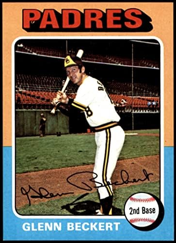 1975 Topps 484 Glenn Beckert San Diego Padres (Baseball Kártya) NM/MT Padres