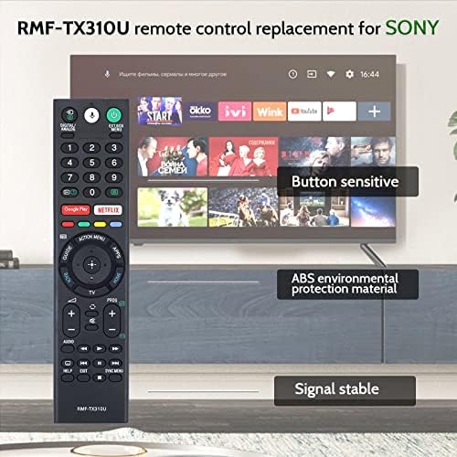 Új MAFFIÁTÓL-TX310U Hang Csere Sony Távirányító Smart Bravia TV-KD-43X750F KD-49X750F KD-55X750F KD-65X750F XBR-43X800G