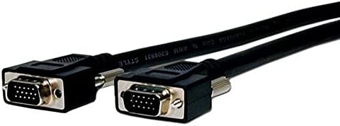 Átfogó Kábel, Professional Series VGA/qxga-ig HD 6-Láb 15-Pin Csatlakozó Dugó Kábel (VGA15P-P-6HR),Fekete