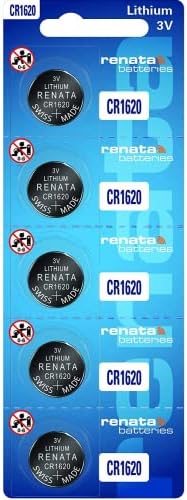 5 Csomag, Renata-CR1620-3V Lítium-Akkumulátor