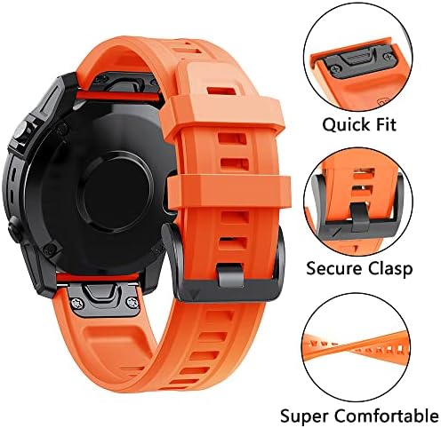 SAWIDEE 22 26mm Szilikon Watchband Pántok a Garmin Fenix 6X 6 Pro 7 X 7 5 5X 3 3HR 945 Smartwatch Karkötő gyorskioldó Csuklópánt (Szín