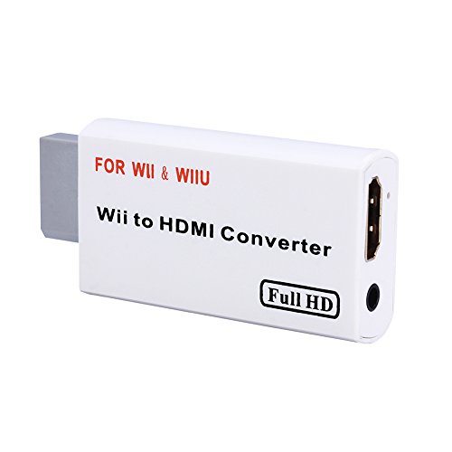WII, HDMI Átalakító 480P WII2HDMI videokártya HDTV-3,5 mm-es Audio Kimenet, - Támogatja az Összes Wii Megjelenítési Módok,