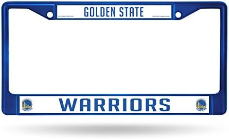 Rico Iparágak NBA a Golden State Warriors Színes Króm Rendszámtábla Keret