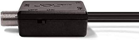 Ráz Kapcsoló USB-Line Erősítő TV-Antenna - w/ 6 ft. USB-Kábel Koaxiális Kábel, USB-hálózati Adapter (Fekete)