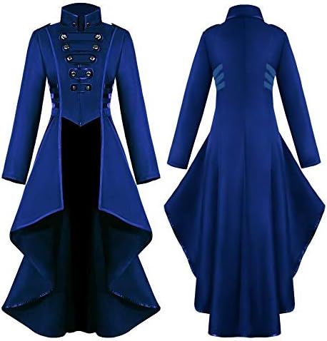 Kabát Gótikus Női Csipke Halloween Jelmez Fűző Gombot Kabát Frakk Női Kabát, Cipzáras fel Edzés Felsők
