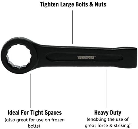 Teng Tools Doboz 60mm Végén Gyűrű Típus Hatása Kidolgozza/Nő/Korbácsolás Csavarkulcs - 903060, Ezüst