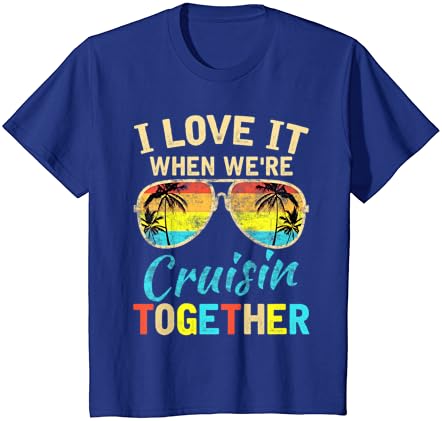 Cruise Hajó, Nyaralás, Barátok, Haverok Párok Lány, Imádom, T-Shirt