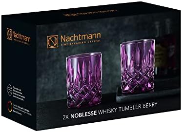 Nachtmann Noblesse Gyűjtemény 4 Whiskys Pohár Készült, Finom Kristály Üveg, Üveg Whisky, Whiskey-t, & Egyéb Italok, 10.4-Uncia, Mosogatógépben