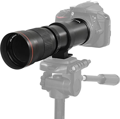 Vivitar 420-800mm f/8.3 Telefotó Zoom Objektív (T Mount) a Szűrő + Készlet Nikon DSLR Kamerák