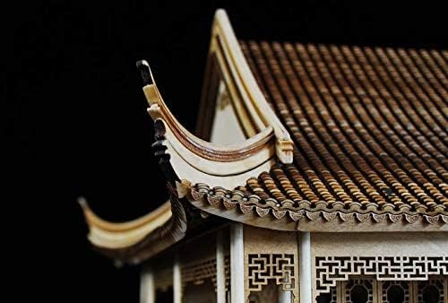 Warp Egyesült Gyönyörű Hall - 1/25 Klasszikus Kínai Kert Pavilon Fa Építészet Modell Kit a Suzhou