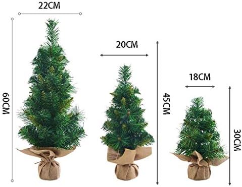 UXZDX karácsonyfa - Mini karácsonyfa Asztali Dekoráció Karácsonyi Dekoráció Kiegészítők（30cm,45cm,60cm） (Méret : 60cm)
