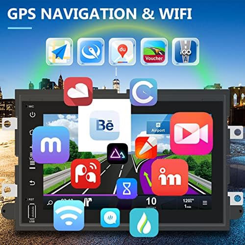 Android Autó Sztereó Ford F150 F250 F350 Fusion Szélén Explorer Taurus Freestar, 7 érintőképernyő Dupla Din Rádió, GPS Navigációs támogatnia