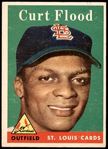 1958 Topps 464 Curt Árvíz St. Louis Cardinals (Baseball Kártya) EX Bíborosok
