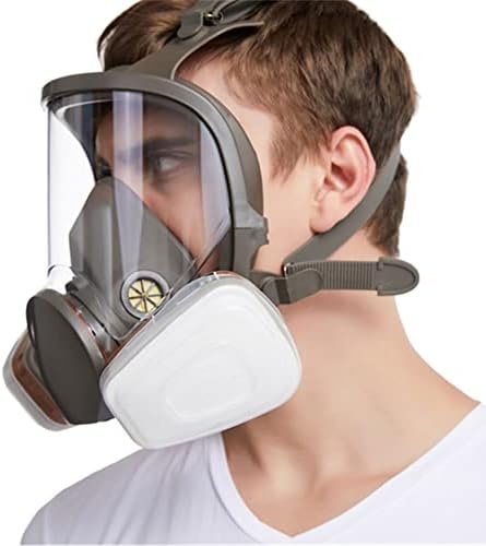 Teljes Facepiece Újrafelhasználható Légzőkészüléket 6800 - 17 1 Teljes Arc Légzőkészüléket Fedezze Légzésvédő Maszk Szűrő Anti-Köd, Légúti