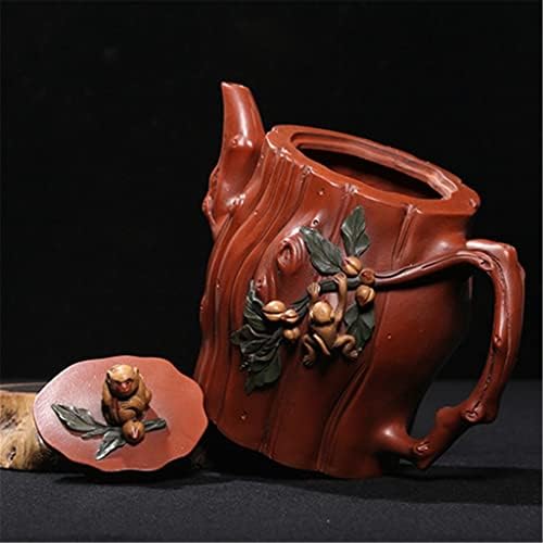 YCZDG Csonk alakú 500ML lila agyagedényt kézzel készített teáskanna Kung Fu tea set home teás készlet készletek (Szín : Egy,