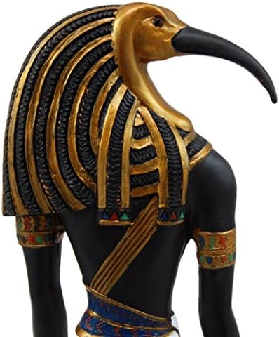 Ebros Klasszikus Egyiptomi Thot Istennek Tartja Ankh Vékony Profil Figura 10 H