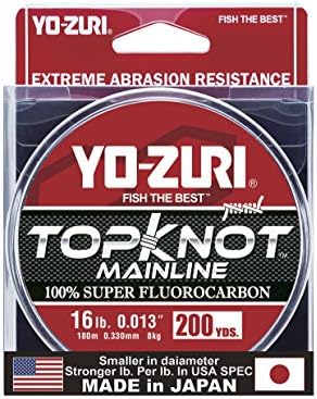 Yo-Zuri Bóbita Fővonal Természetes Tiszta 200 Méterre Fluor Damil
