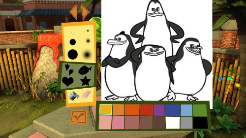 uDraw Penguins of Madagascar: Dr. Orrnyílás Visszatér Újra! - Nintendo Wii