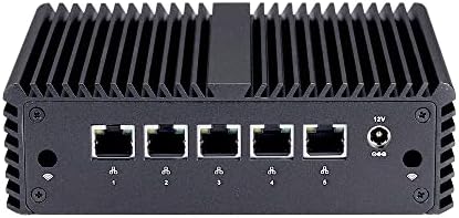InuoMicro ventilátor nélküli Mini Pc, Intel Celeron J4105 1,5 Ghz-es, 5 LAN Mini Asztali Számítógép Építeni Home Office Tűzfal, Router, G4105L5