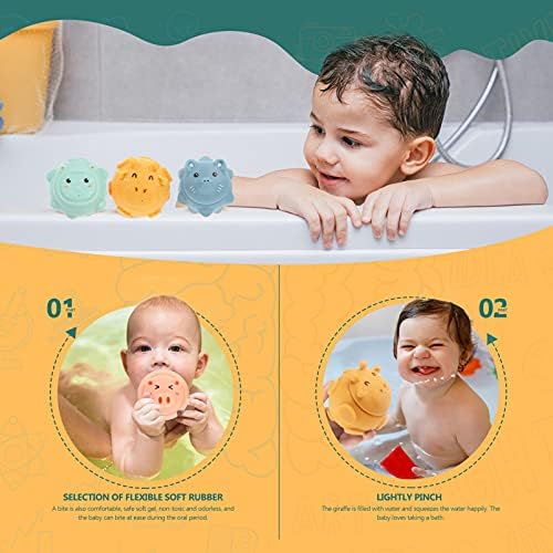NUOBESTY 3 Beállítja a Felvételi Szorítani Csecsemők Játszani Sprinkler Játékszerek Kisgyermek Shooter Állat Gyerekek Zuhanyzós