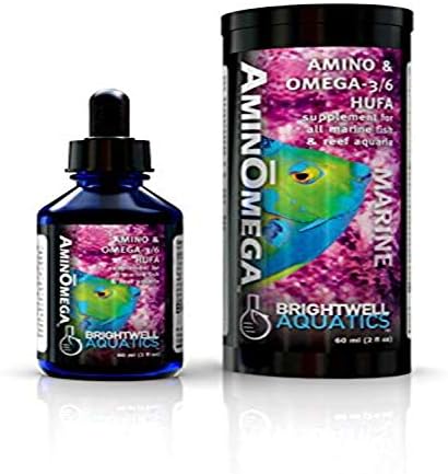 Brightwell Vízi AminOmega - Amino & Omega - 3/6 HUFA Kiegészítés az Összes Tengeri Hal & Reef Akvárium