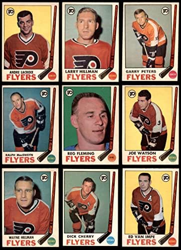 1969-70 O-Pee-Chee Philadelphia Flyers Közelében Csapat készen áll Philadelphia Flyers (Set) EX Szórólapok