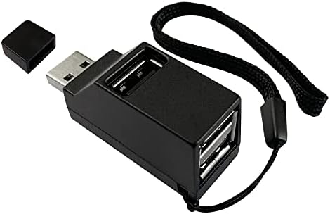 Kallaudo 3 portos USB-Hub USB 2.0 adatátviteli Hub Elosztó USB Port Bővítő Hordozható PC Notebook Laptop Számítógép,Fekete