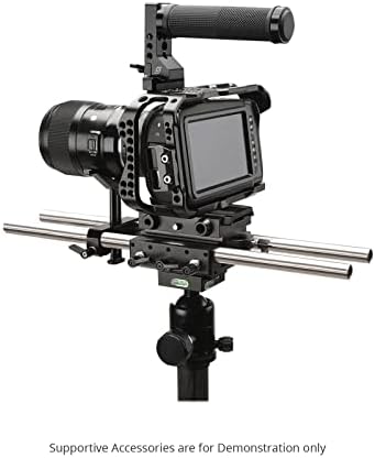 PROAIM Rigrods 15 mm-es Titán Támogatja a Rúd a Kamera a Tornyokat. Könnyű, Tartós & Korrózióálló 12 Cm Rúd a Matte Box,