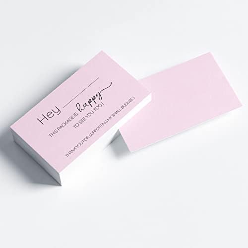 ITZAMNA Köszönjük, hogy Támogatja a small business kártya Rózsaszín Csomag 100