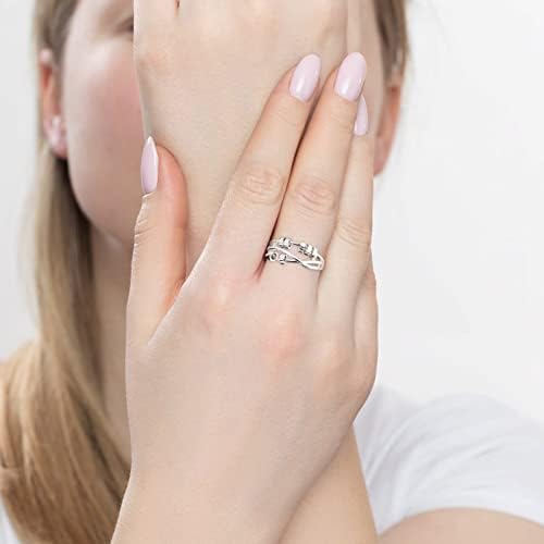 Női Gyűrű Női Gyűrű Divat Temperamentum Multi Három Réteg Okos Esküvői Gyűrű Soros Átvitel Gyöngy Dekompressziós Gyűrű