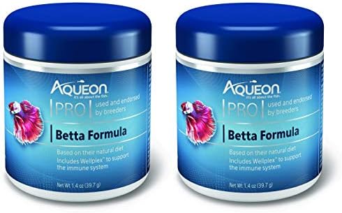Aqueon 2 Csomag PRO Betta Formula Lebegő Pellet Hal Étel, 1.4 Gramm Minden