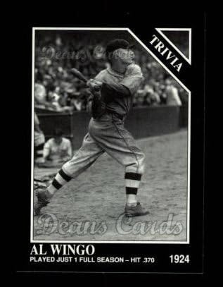 1992 Conlon 458 Al Wingo Detroit Tigers (Baseball Kártya) NM/MT Tigrisek