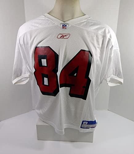 2002-ben a San Francisco 49ers Cedrick Wilson 84 Játék Kiadott Fehér Gyakorlat Jersey - Aláíratlan NFL Játék Használt Mezek