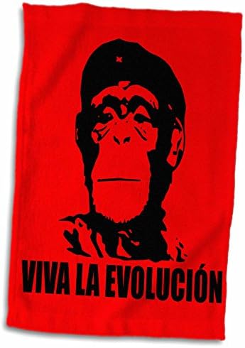 3dRose EvaDane - Idézetek - Viva La Evolucion. - Törülközők (twl-193385-3)