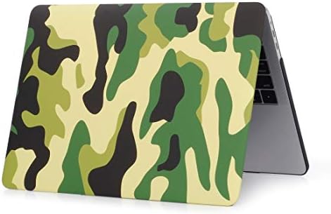 Telefon burkolata Zöld Álcázás Minta Laptop Víz Matricák PC védőtok MacBook Pro 15.4 inch A1990 (2018) Táskák Ujjú