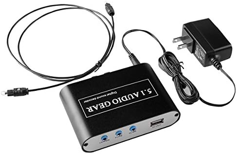 SANOXY Digital 5.1 CH Fülhallgató Dekóder USB Játszani
