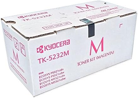 Kyocera 1T02R9BUS0 Modell TK-5232M Magenta Toner Cartridge a M5521cdw, valamint P5021cdw, Eredeti Kyocera, Akár 2200 Oldal