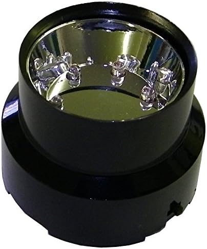 Amlong Crystal LED Állni 3 5 Inch Kristály Labdák, Fekete